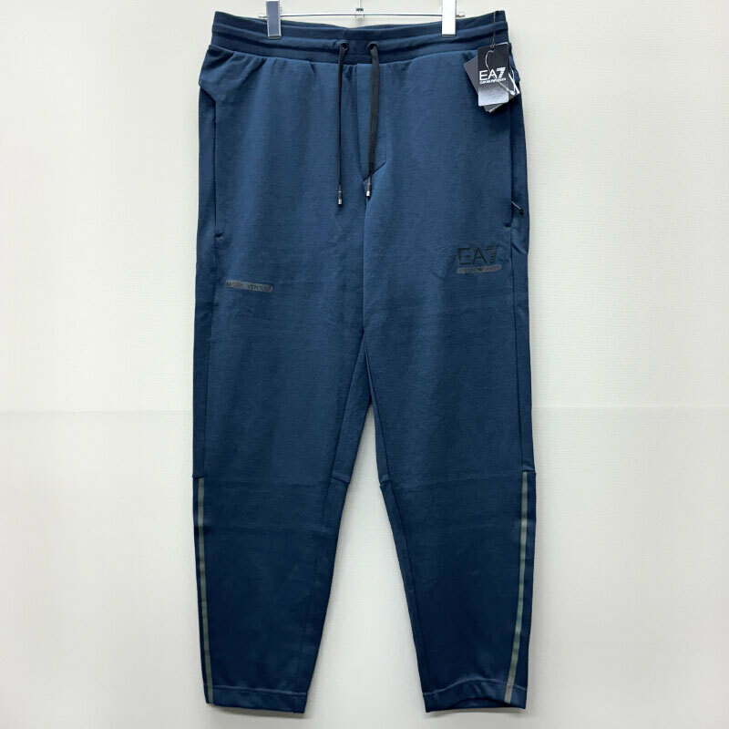 【BS180】未使用・訳あり品　EMPORIO ARMANI エンポリオアルマーニ EA7　スウェットパンツ　6LPP67 PJANZ　ブルー　メンズ XL