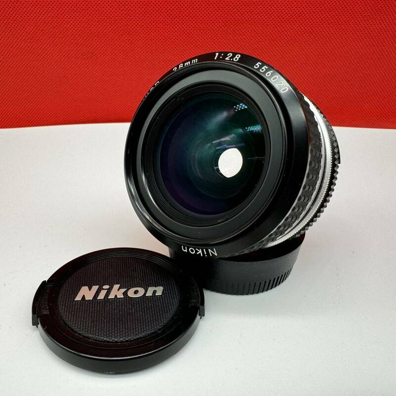 ▲ Nikon NIKKOR 28mm 1:2.8 Ai 一眼レフ カメラレンズ MF ニコン