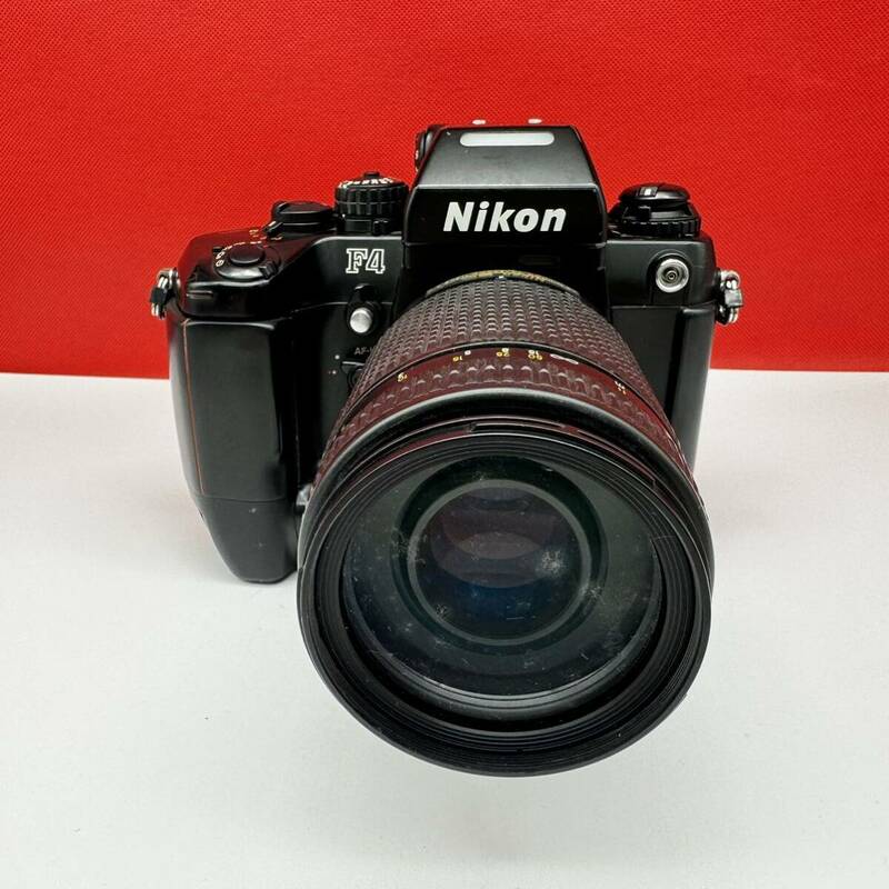 ▲ Nikon F4 フィルムカメラ 一眼レフ ボディ AF NIKKOR 70-300mm F4-5.6 D MB-21 ジャンク ニコン