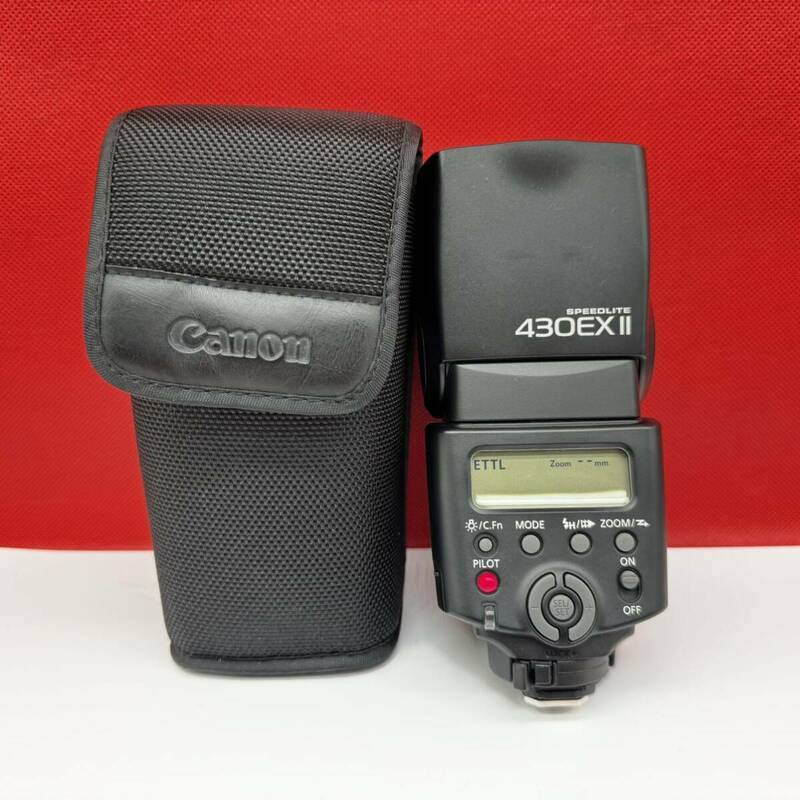 ▲ Canon SPEEDLITE 430EX II スピードライト ストロボ フラッシュ カメラアクセサリー 発光確認済 キャノン