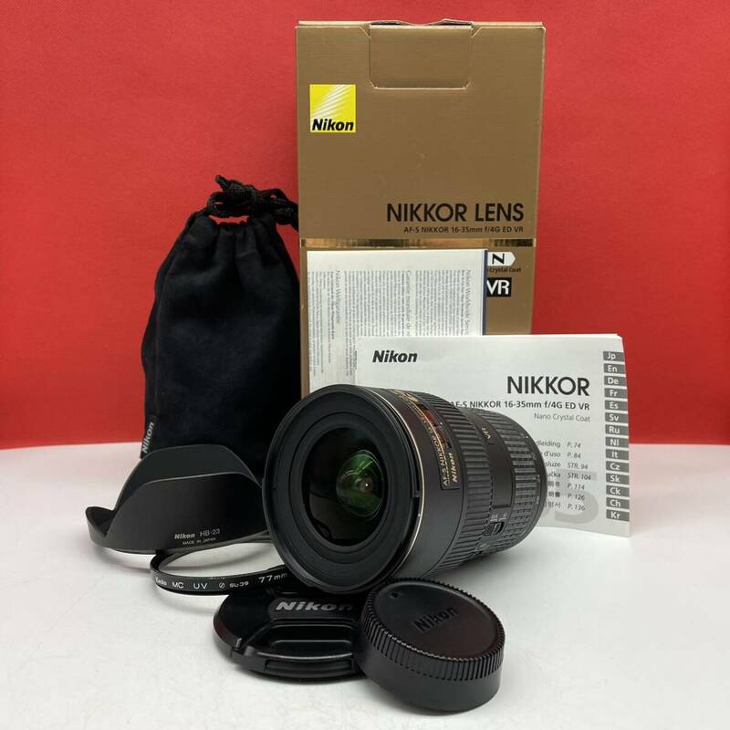 □ Nikon N AF-S NIKKOR 16-35mm F4G ED VR カメラ レンズ AF動作確認済 ニコン