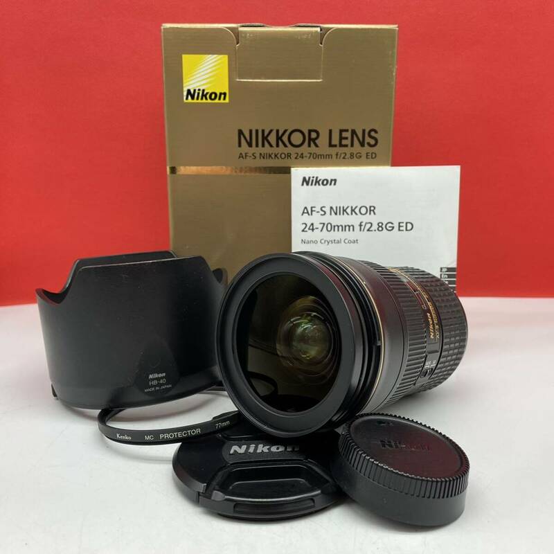 □ Nikon N AF-S NIKKOR 24-70mm F2.8G ED カメラレンズ AF動作確認済 ニコン