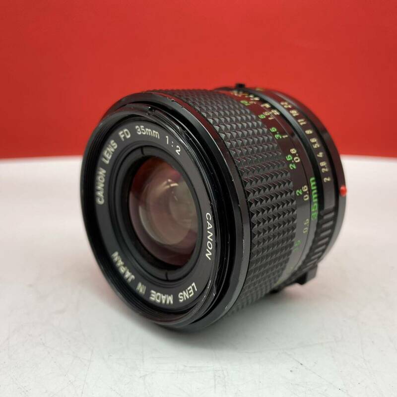 □ Canon LENS New FD 35mm F2 カメラレンズ 単焦点 マニュアルフォーカス キャノン