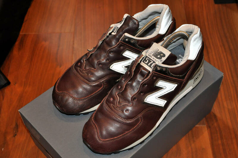 ソール張替え済み 希少【New Balance 】ニューバランス ローカットスニーカー M576 CD（コードバン）Made in U.S.A　US７ 25cm　USA