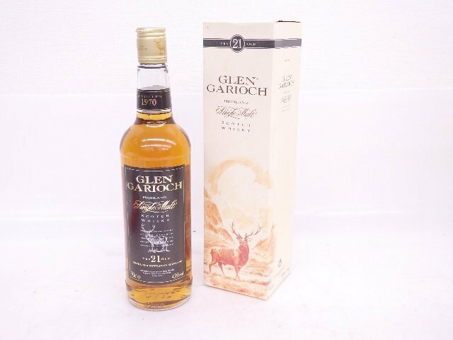 【未開栓・古酒】GLENGARIOCH/グレンギリー ハイランド シングルモルト スコッチ 21年 21years 700ml 43% 元箱付 ◆ 6E67F-63