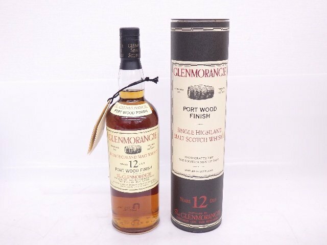 【未開栓・古酒】Glenmorangie/グレンモーレンジィ シングルモルト スコッチ Port Wood Finish 12年 750ml 43% 元箱付 ◆ 6E67F-58