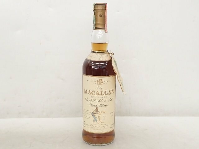 【未開栓・古酒】The MACALLAN 7年 旧ボトル 700ml 40% スコッチウイスキー マッカラン ▽ 6DF7B-17