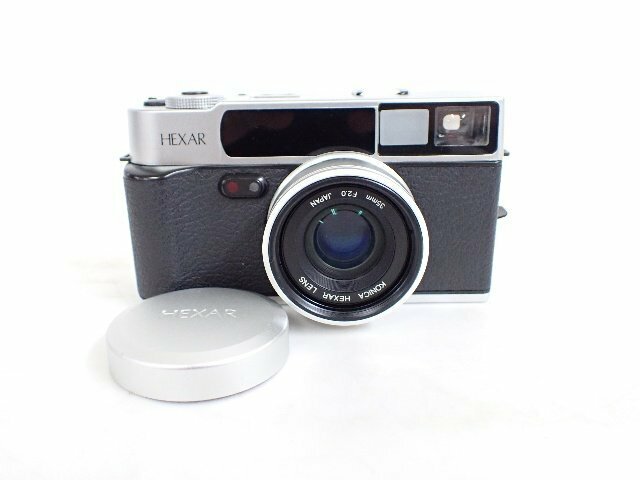 KONICA コニカ HEXAR SILVER コンパクトフィルムカメラ 35mm F2.0 ∴ 6E90C-3