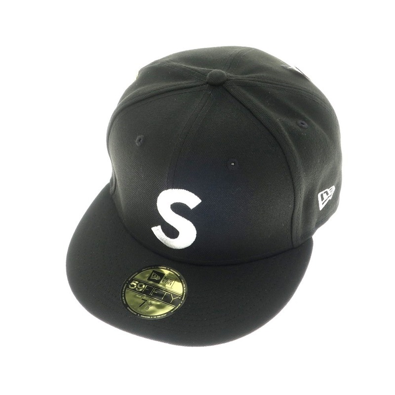 【未使用】シュプリーム Supreme 2023年秋冬 Jesus Piece S Logo New Era 帽子 キャップ ブラックxゴールド【サイズ7 5/8】