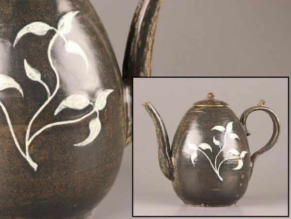 古美術 朝鮮古陶磁器 高麗青磁 水注 時代物 極上品 初だし品 C6613