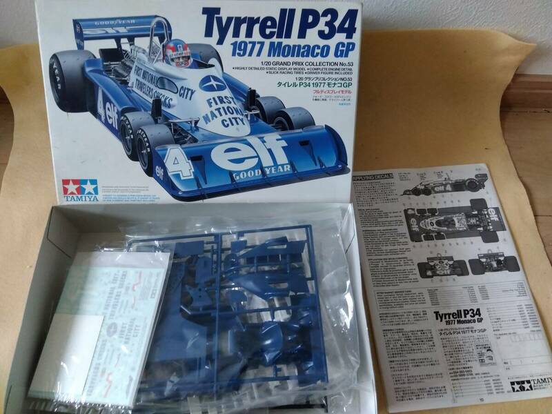 タミヤ 1/20 タイレルP34 1977 モナコ GP