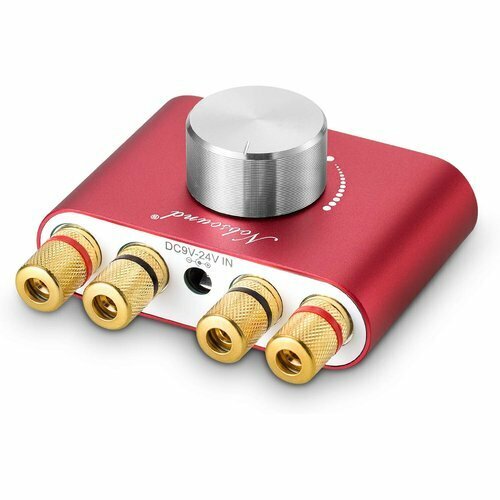 Nobsound レッド 電源なし オーディオ HiFi 50W×2 h パワーアンプ Pro NS-01G 98