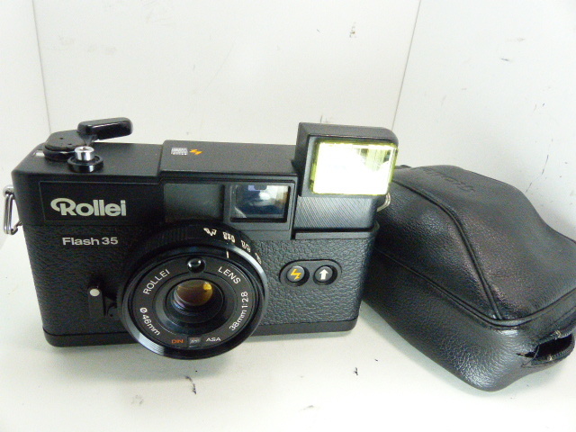 レア 単焦点大口径 ROLLEI FLASH 35 38㎜F2.8 ケース付