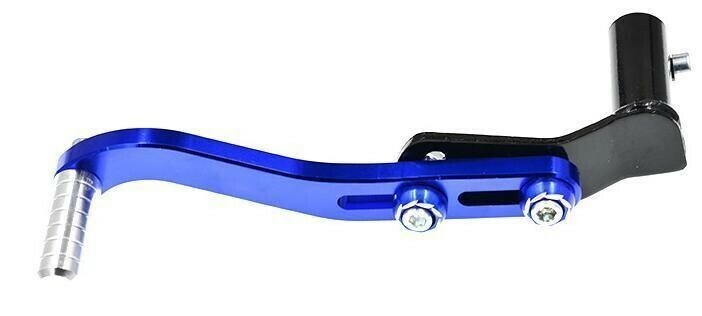 バイク 汎用 シフトペダル チェンジペダル 角度調節 高さ調節可能 シフトレバー アルミ ブルー
