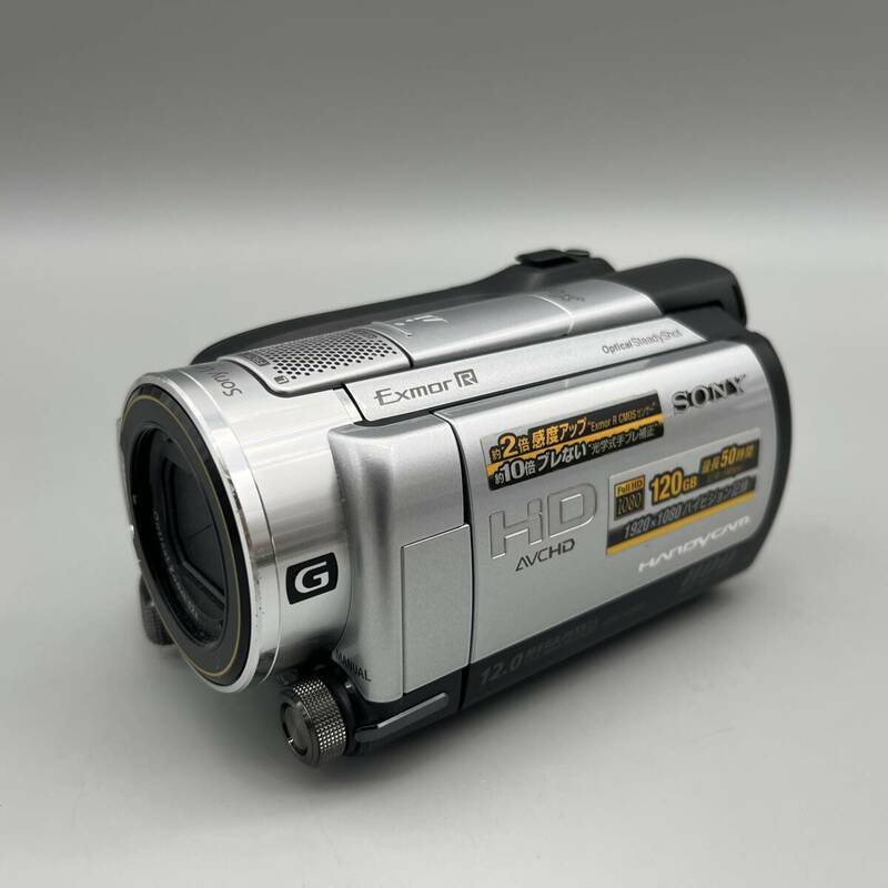 SONY ソニー HDR-XR500V HANDYCAM ビデオカメラ バッテリー2個 ストラップ 管:061403-60