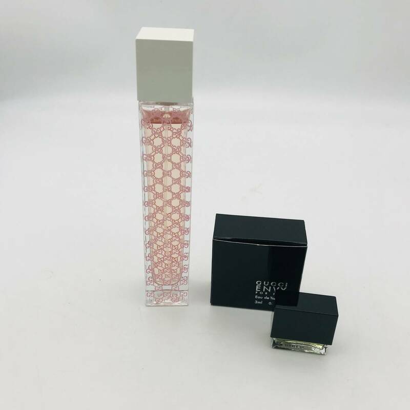 GUCCI ENVY ME グッチ エンヴィ ミー オードトワレ 50ml / エンヴィ フォー メン 3ml / 中古 残量9割以上 香水