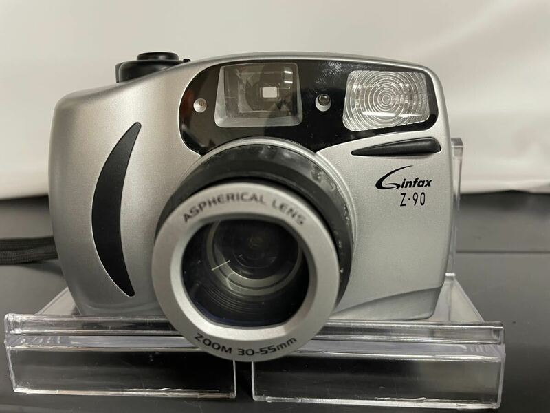Ginfax Z-90 コンパクトフィルムカメラ 30-55mm ズームレンズ 美品　
