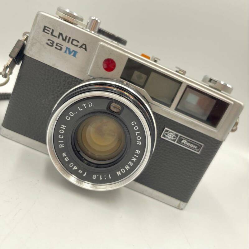 RICOH ELNICA 35M フィルムカメラ 40mm F1.8 レンズ付き レトロ フィルムカメラ リコー