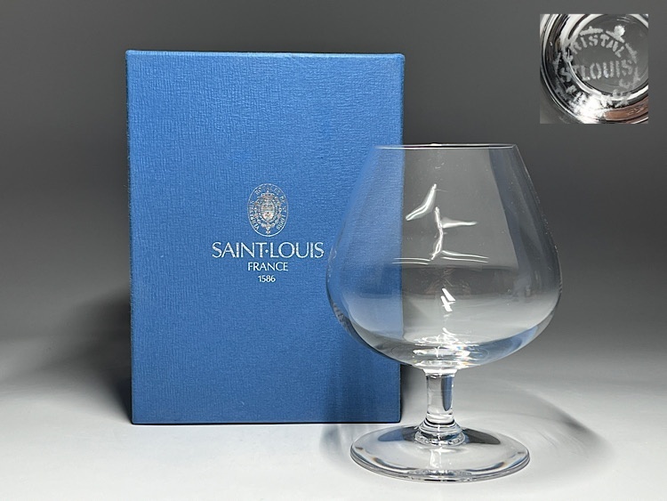 【瑞】Saint Louis サンルイ クリスタル　ワイングラス　共箱