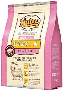 Nutro ニュートロ ナチュラルチョイス 超小型犬4kg以下用 成犬用 生後8ヶ月以上 チキン&玄米 4kg ドッグフー