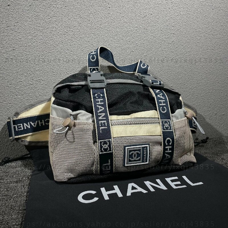 シャネル ノベルティ 非売品 CHANEL VIPギフト バッグ ウエストポーチ ボディバッグ スポーツ レディース ブランド 黒 ベージュ