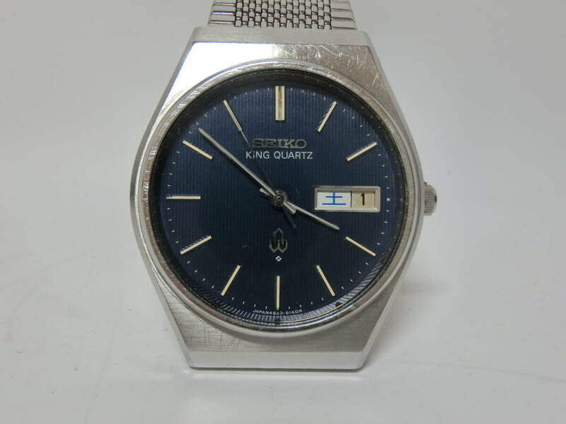 【中古品】SEIKO セイコー キングクォーツ 4823-8130 メンズ腕時計 現状品＜4080＞