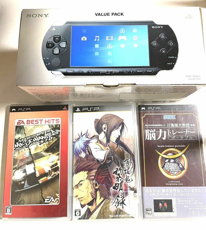 PSP 1000 本体SONY ゲー厶機 ブラック 