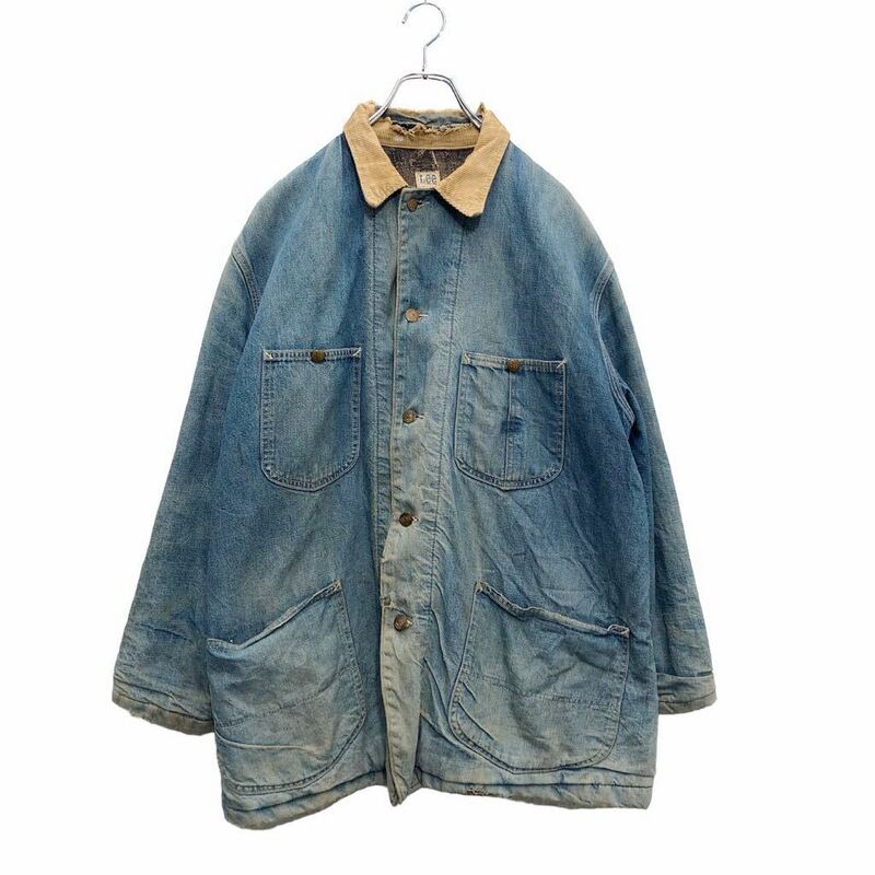 70s Lee カバーオール XL位 ヴィンテージ リー ブランケットライナー UNION MADE IN USA アメリカ古着 063