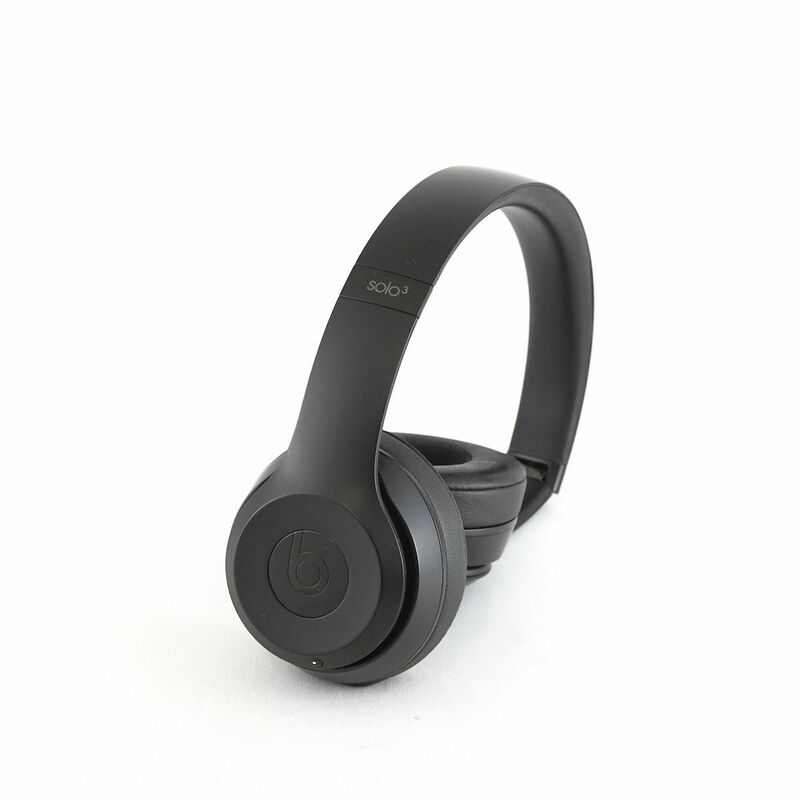 Beats by Dr.Dre Solo3 wireless ワイヤレスヘッドホン USED美品 W1チップ搭載 Bluetooth マイク ブラック ビーツ 完動品 V0581