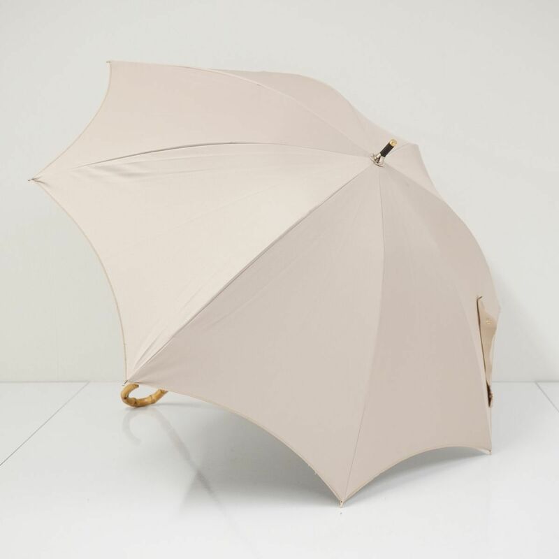 晴雨兼用傘 UNITED ARROWS ユナイテッドアローズ USED美品 ベージュ 遮光 日傘 UV 50cm S1067