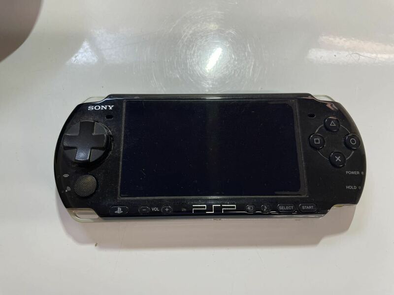 PSP SONY プレイステーションポータブル ブラック 本体 ケース付き PSP-3000