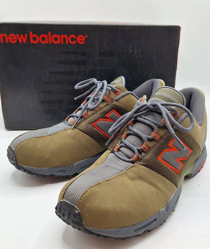 ニューバランス ローカットスニーカー new balance スニーカ― カーキ MN75J KH 27.5cm 保管品 【5085-1】