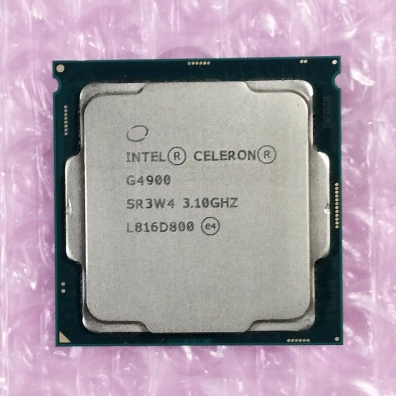 【動作確認済み】Celeron G4900 3.10GHz / 第8世代 Intel CPU / LGA1151 (在庫複数)