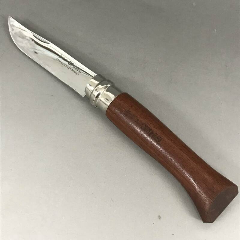 BF15/7　OPINEL オピネル ナイフ No.8 VIROBLOC BREVETE 折り畳み STAINLESS INOX FRANCE 中古品■