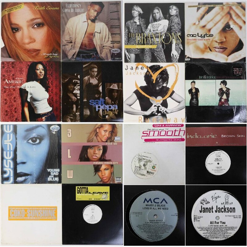 16枚 R&B/NeoSOUL/Hiphop/rap/BlackMusic 90-00s アナログレコード 大量まとめてセット 12inch 女性vo★854v21