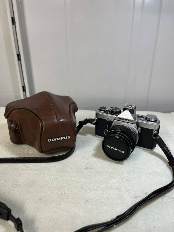 【動作未確認】OLYMPUS オリンパス OM-2 シルバー フィルムカメラ 一眼レフカメラ 一眼レフ レンズ 1:1.4 f=50mm 現状品