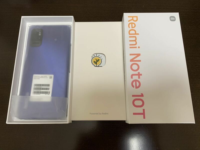 新品未使用ソフトバンク Xiaomi Redmi Note 10T 64GB Nighttime Blue SIMフリー 判定◯ 残債なし 送料無料