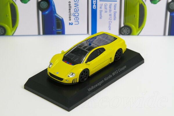 京商 1/64 フォルクスワーゲン ナルド W12 クーペ イエロー フォルクスワーゲン ミニカーコレクション2 Volkswagen Nardo W12 Coupe Yellow