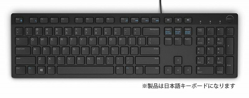 【vaps_4】[中古]DELL デル 日本語キーボード KB216t 送込