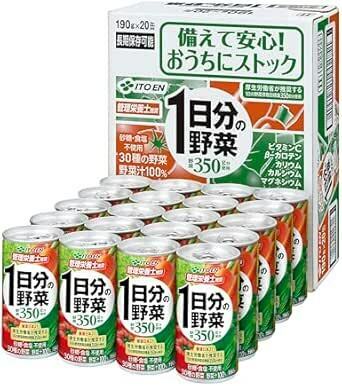 伊藤園 1日分の野菜 缶 190g×20