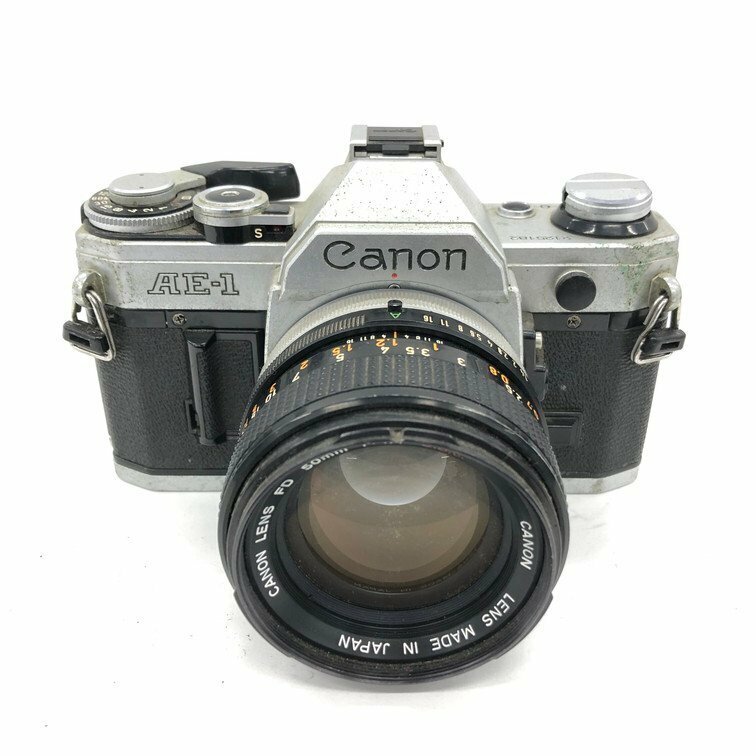 Canon キヤノン AE-1 一眼レフ / レンズ LENS FD 50mm 1:1.4 S.S.C.【CEBD1056】