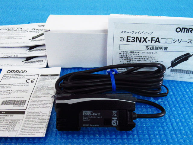 OMRON オムロン E3NX-FA11 スマートファイバアンプ 光電センサー 2M 10/30V DC 標準タイプ 管理24D0602D