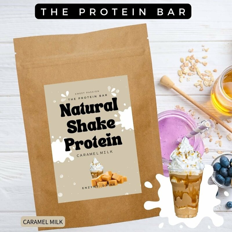 ＼目玉価格 お試し／[キャラメルミルク味]THE PROTEIN BAR プロテインバー 乳酸菌 ＆ 酵素配合 ナチュラルシェイクプロテイン 200g 約15杯