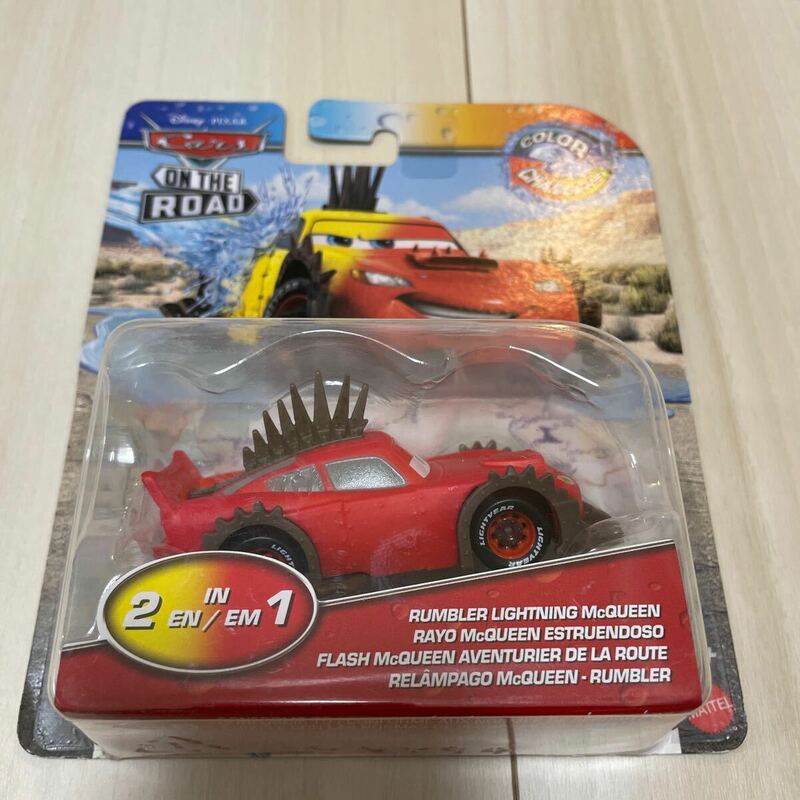 マテル カーズ CARS MATTEL カラーチェンジャー LIGHTNING McQUEEN ミニカー キャラクターRUMBLER ランブラー マックィーン オン ザ ロード