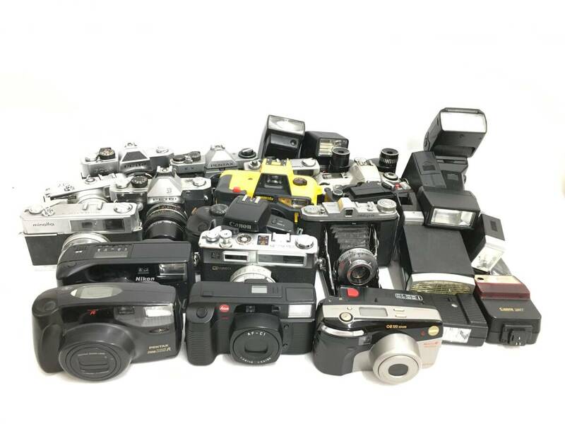 ☆ カメラジャンクまとめ 5 ☆ Leica AF-C1 他 ライカ キャノン ニコン ミノルタ