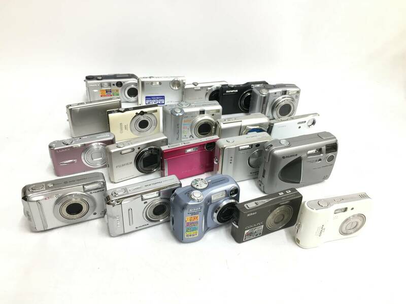 ☆ コンパクトデジタルカメラ まとめ 2 ☆ Nikon COOLPIX ×3 + Panasonic LUMIX + FUJIFILM FINEPIX ×6 他10台 ニコン パナソニック 