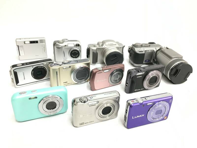 ☆ デジタルカメラ まとめ 1 ☆ Nikon COOLPIX + Panasonic LUMIX ×3 + CASIO EXILM ×3 他4台 ニコン パナソニック カシオ