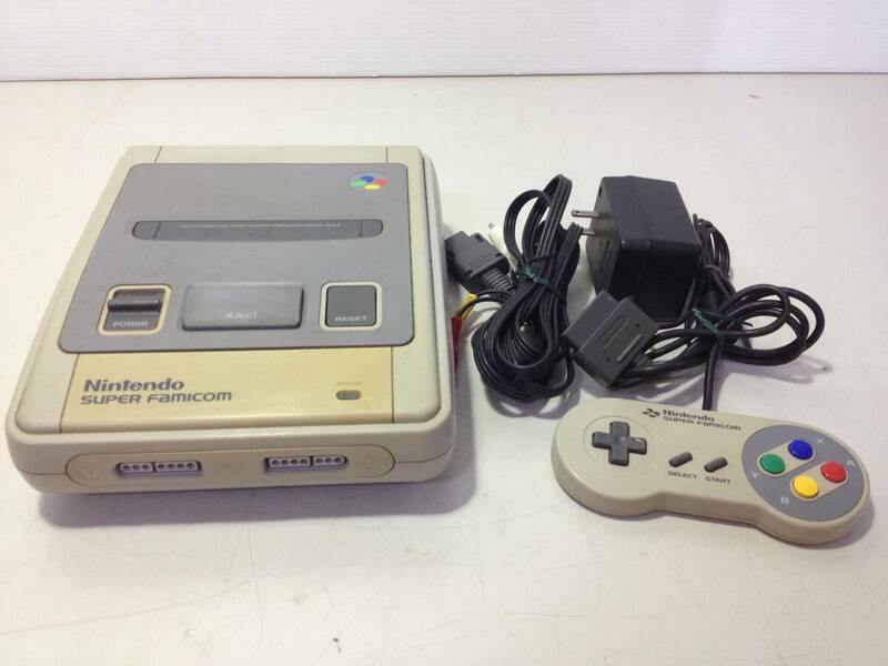 ●Nintendo/任天堂/ニンテンドー/SUPER FAMICOM/スーパーファミコン/SFC/SHVC-001/ゲーム機/本体/3-0869