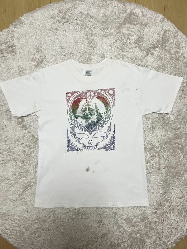 90's GREATFUL DEAD グレイトフルデッド ヴィンテージ Tシャツ L XL GILDAN スカル ヘッド 1995