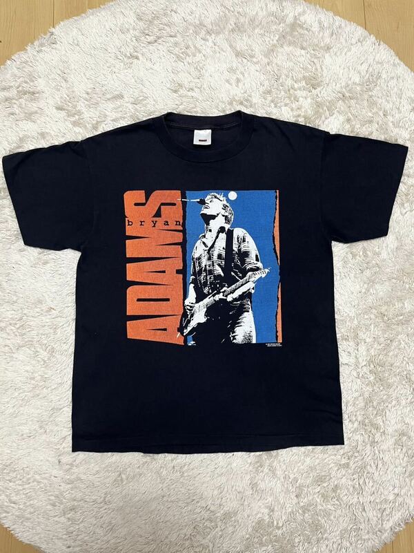 BRAYN ADAMS WAKING UP THE WORLD TOUR Tシャツ 1991 TULTEX XL バンドT ブライアンアダムス